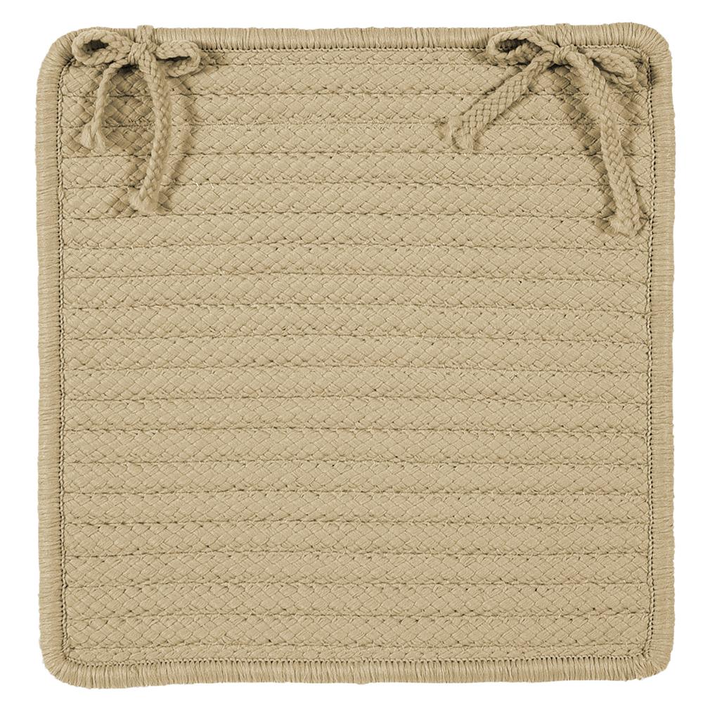 Colonial Mills H182A015X015SX Simply Home Solid - Linen Chair Pad (single)